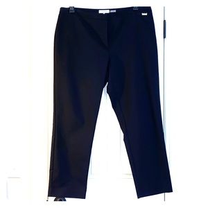 Calvin Klein Black Straight Leg Suit Pants